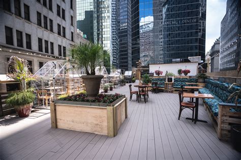 Dine in private greenhouses at this Manhattan rooftop restaurant