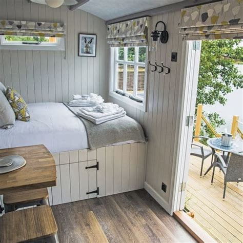 Dacre Lakeside Park Glamping Pods | Tiny house interior, Shepherds hut, Lodges with hot tubs