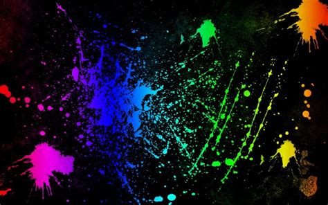 colorful, Paint splatter HD Wallpapers / Desktop and Mobile Images & Photos