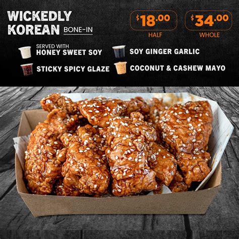 Wicked 2.0 Menu – Wicked Chicken