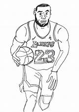 LeBron James Coloring Page  Free Printable Pages For Kids sketch template