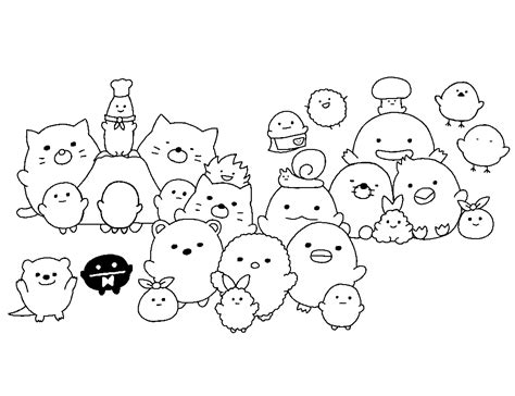 65 Sumikko Gurashi Coloring Pages - ColoringPagesOnly.com