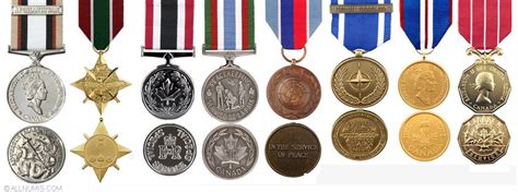 Set of Canadian awarded medals, Military uniform medals - Canada - Medalie - 11108