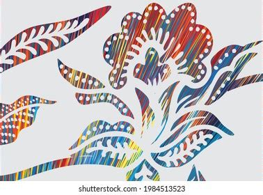 Batik Indonesian Technique Waxresist Dyeing Applied Stock Vector (Royalty Free) 1984513523 ...