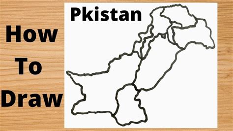 Easy trick to draw the map of Pakistan - YouTube