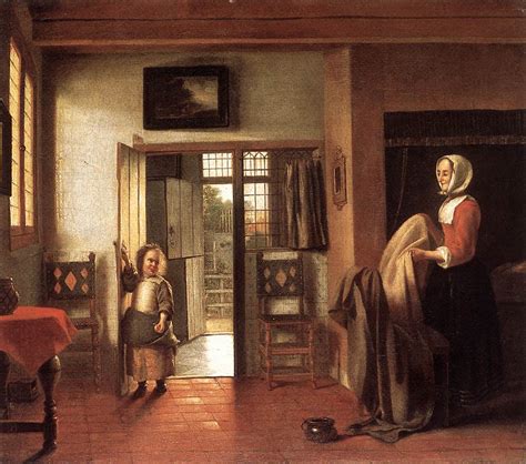 The Bedroom, c.1659 - Pieter de Hooch - WikiArt.org