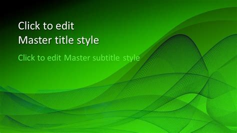 Free Green Design PowerPoint Template - Free PowerPoint Templates