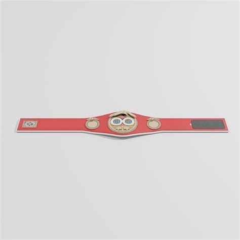 IBF WORLD CHAMPION BELT free 3D model | CGTrader