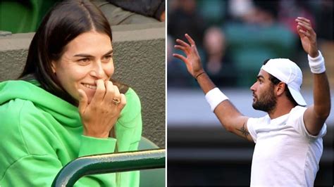 WATCH: Matteo Berrettini's girlfriend laughs at him after the Italian celebrates on a let ...