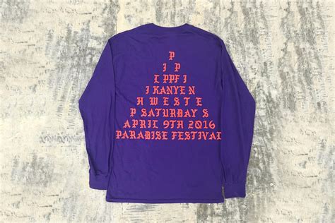 Kanye West Paradise Festival Merchandise | HYPEBEAST