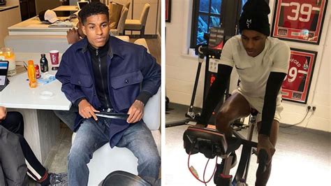 Marcus Rashford wows fans with what he keeps under the stairs | HELLO!