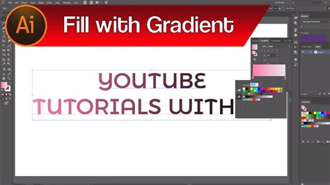 How to Apply Gradient to Text in Adobe Illustrator – Gradient Fill ...