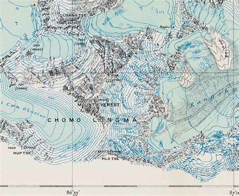 A History of Everest Mapping – GoGeomatics