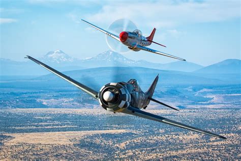 Fluidr / Mountain Dogfight - Flugwerk FW-190 & P-51 Mustang by jetguy1