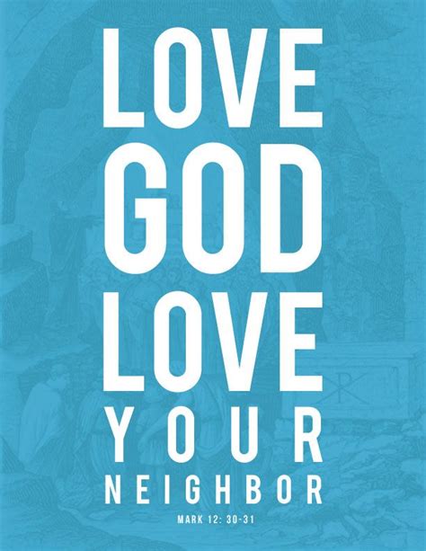 Love God, Love Your Neighbor #type #typography #quotes #bible | Gods love, God loves you, Dream ...