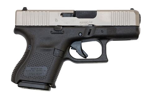 Glock 26 Gen5 9mm Pistol with Stainless PVD Slide | Sportsman's Outdoor ...