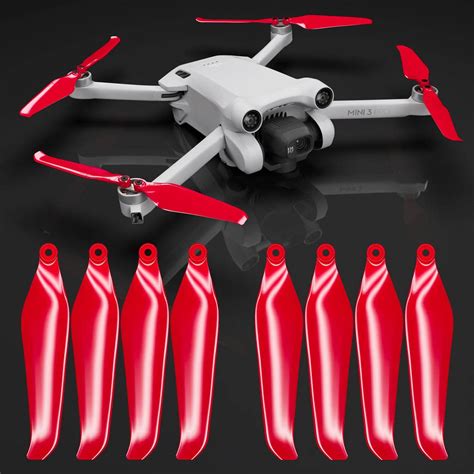 Amazon.com: Master Airscrew Stealth Propellers for DJI Mini 3 Pro & Mini 4 Pro - Red, 4 ...