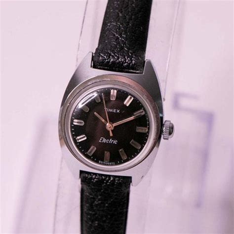 1972 Timex Electric Black Dial Watch | Rare Vintage Timex Watches ...