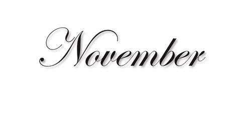 November PNG Transparent Images, Pictures, Photos