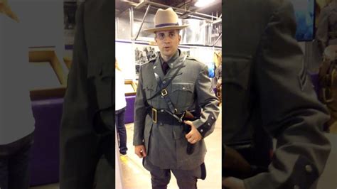 New York State Trooper in 1940s period uniform | New york state trooper ...