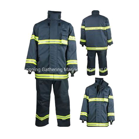 En469 Standard Fire Fighting Suit Fireman Uniform with CE Certification - En469 Fire Fighting ...