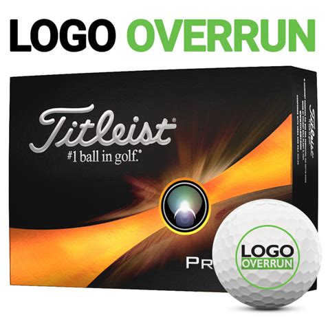 Titleist Pro V1 Golf Balls - LOGO OVERRUN – MyCustomGolfBall