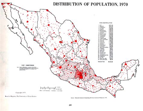 Population Of Mexico Map