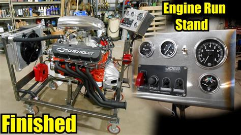 Engine Run Stand Build Part 2 "Ready To Run" - YouTube