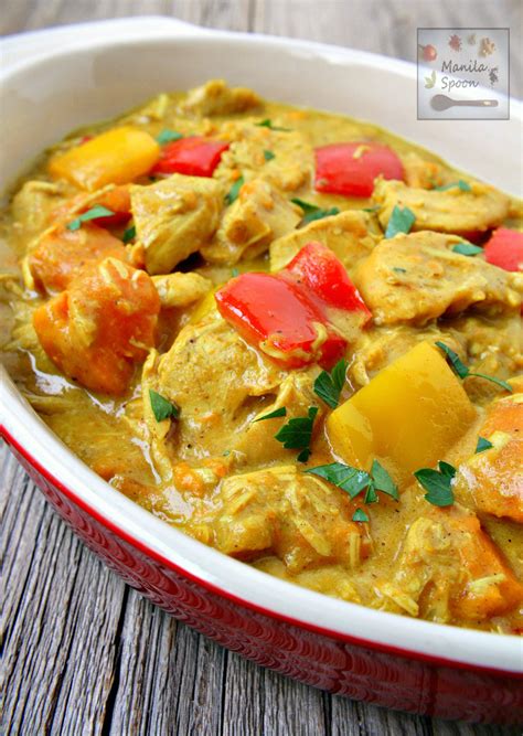 Filipino Coconut Chicken Curry - Manila Spoon