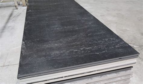 Artificial Marble Black Texture Marble Resin Stone Solid Surface Sheet | KKR Solid Surface