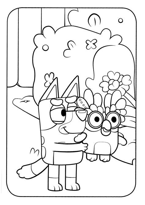 Best 12 Free Printable Bluey Coloring Pages For Kids – Artofit