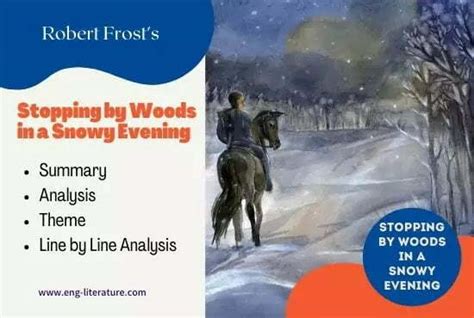 Stopping by Woods on a Snowy Evening | Summary, Analysis, Theme, Line ...