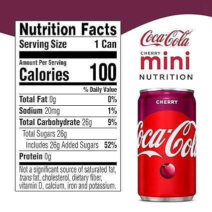 12 Oz Can Of Coca Cola Nutrition Facts - Nutrition Pics