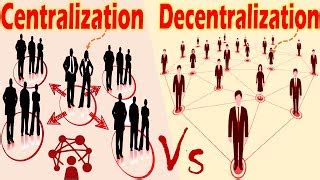 centralized and decentralized organizational structure