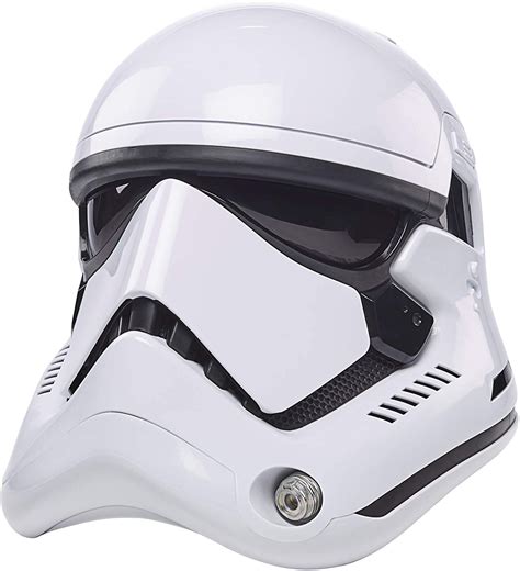 Star Wars The Black Series First Order Stormtrooper Premium Electronic Helmet with electronic ...