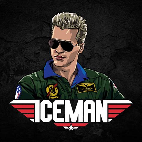 Iceman Val Kilmer Top Gun T-Shirt