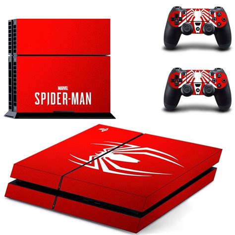 Marvel Spider Man Spiderman PS4 Skin Sticker - ConsoleSkins.co | Ps4 ...