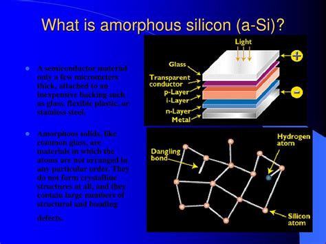 PPT - Amorphous silicon (a-Si) AKA Thin Film PowerPoint Presentation ...