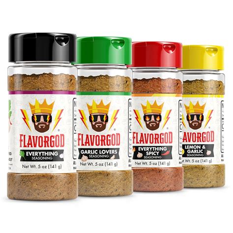 Amazon.com : Classic Combo Spices, Pack of 4 (Everything, Everything ...