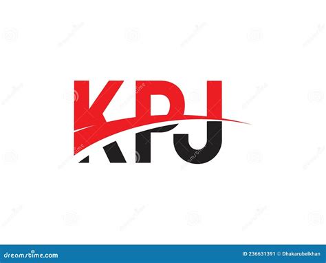 KPJ Letter Initial Logo Design Vector Illustration Stock Vector ...