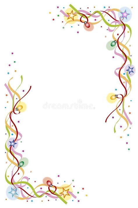 Ribbon border stock vector. Illustration of ribbon, elements - 1460010