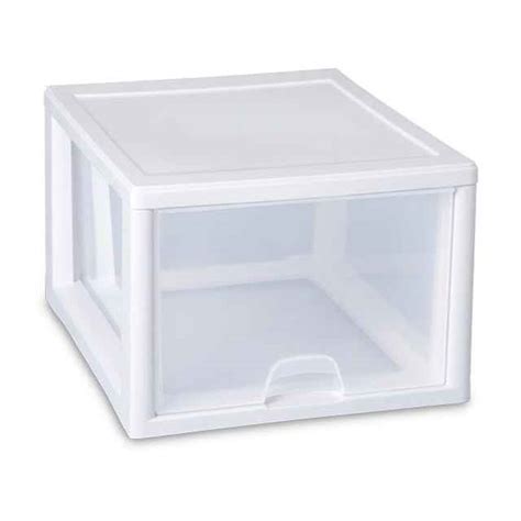 Plastic Container Drawers. Sterilite ClearView 3 Storage Drawer Organizer.