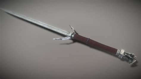 Witcher-Styled Sword - Download Free 3D model by Helyeouka [1fa830c ...