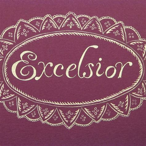 New York state motto original art Excelsior Victorian by yardia