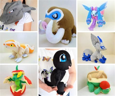 Custom pokemon plush Choose yours from dropping menu | Etsy