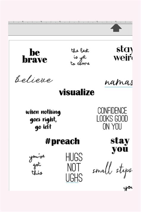 How To Make DIY Stickers With Inspirational Quotes - Maritza Lisa