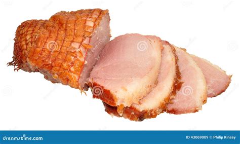 Roasted Smoked Gammon Joint Stock Image - Image of sliced, tasty: 43069009