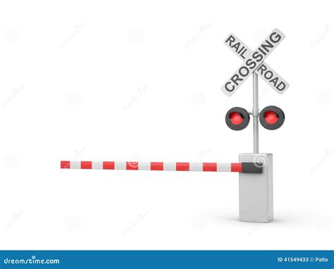 Railroad Crossing Sign Cartoon Icon Vector Illustration | CartoonDealer ...