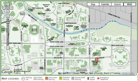 Msu Campus Map Pdf