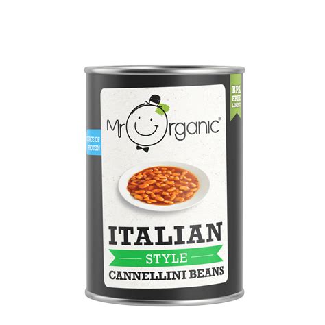 NEW – Mr Organic Italian Style Cannellini Beans 400g – Marshford Organic Foods